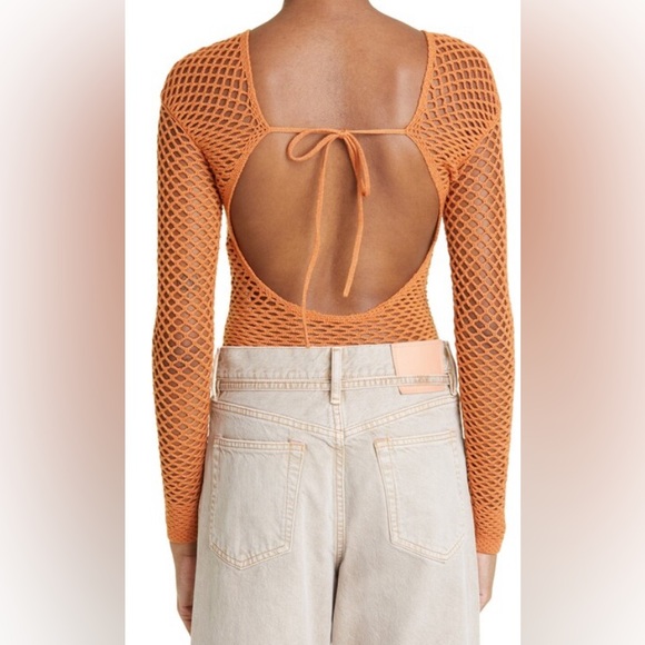 Isa Boulder Color Scan Crochet Crop Top NWT - Picture 2 of 5